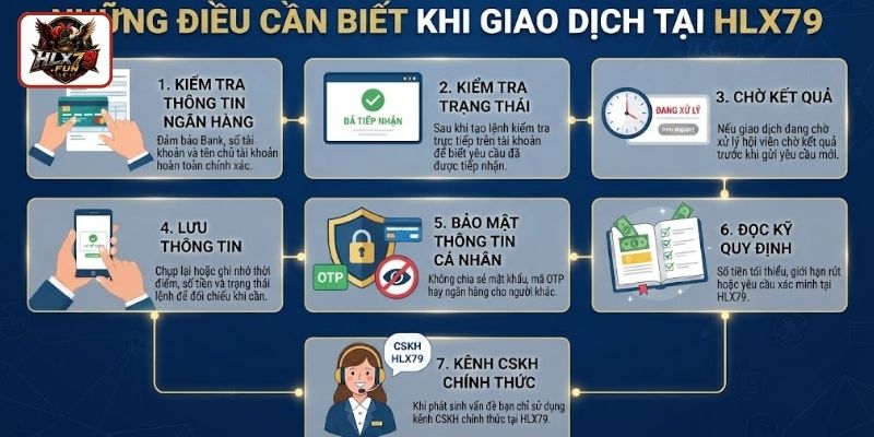 Những điều cần biết khi giao dịch tại HLX79